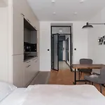 Prague Days - Designer Studio W Fold-Up Bed - Trendy Neighborhood
