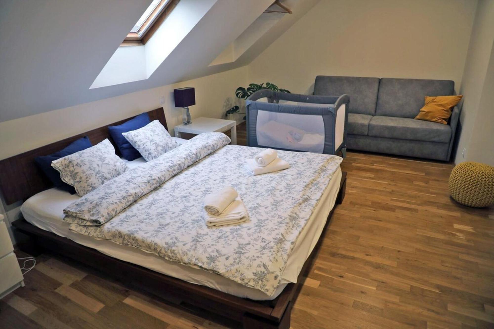 Eli Spacious With Old Town View, Parking & Ac Apartmán