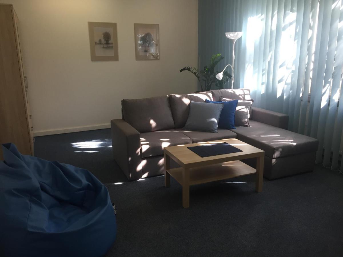 Blue In Beautiful Style Garden With Atmosphere Apartment Prag