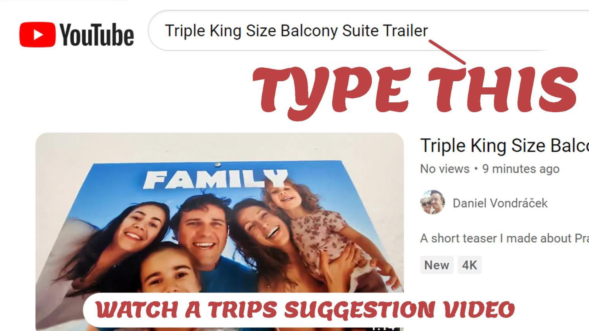 Lägenhet Triple King Size Balcony