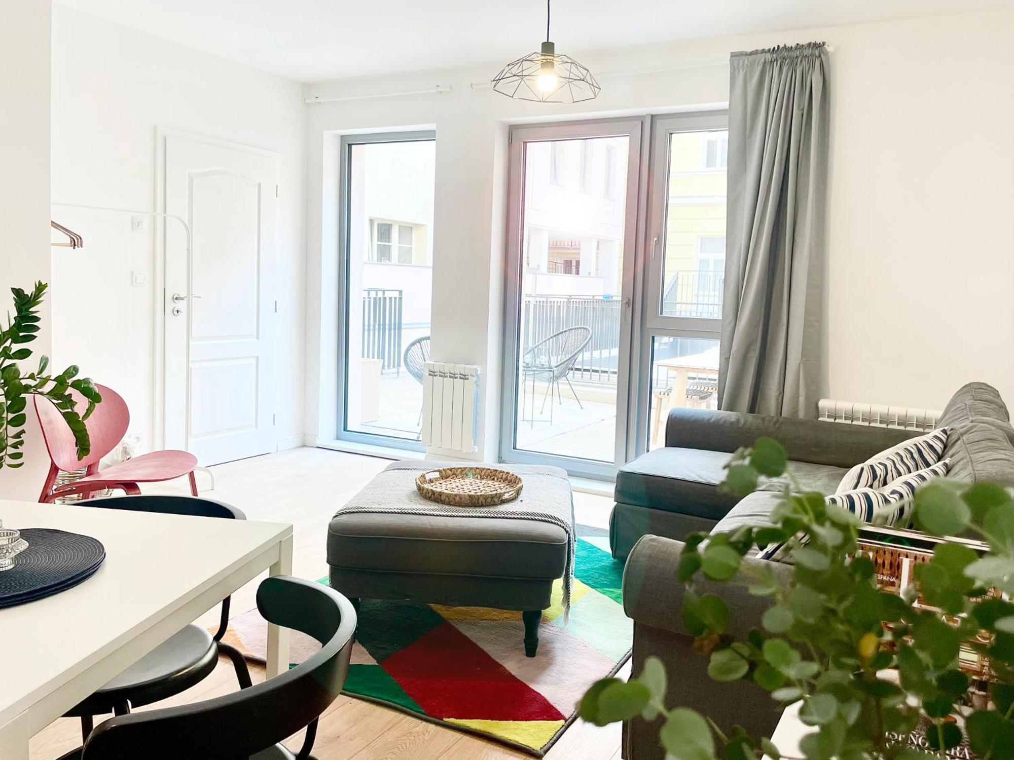 Vinohradyapt Terrace-freeparking Lägenhet *