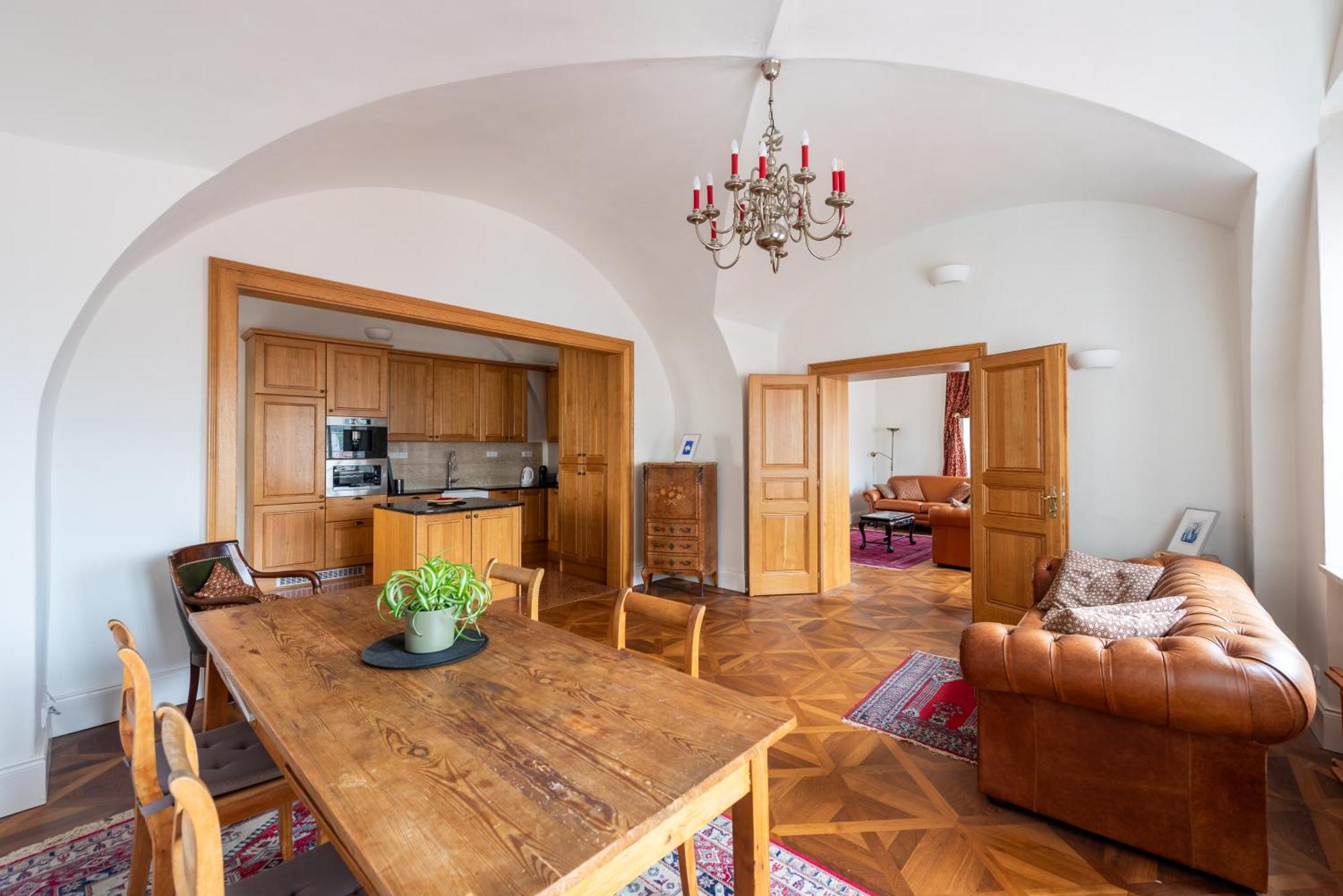 Beneath Castle Where Mozart Performed Apartment Prague