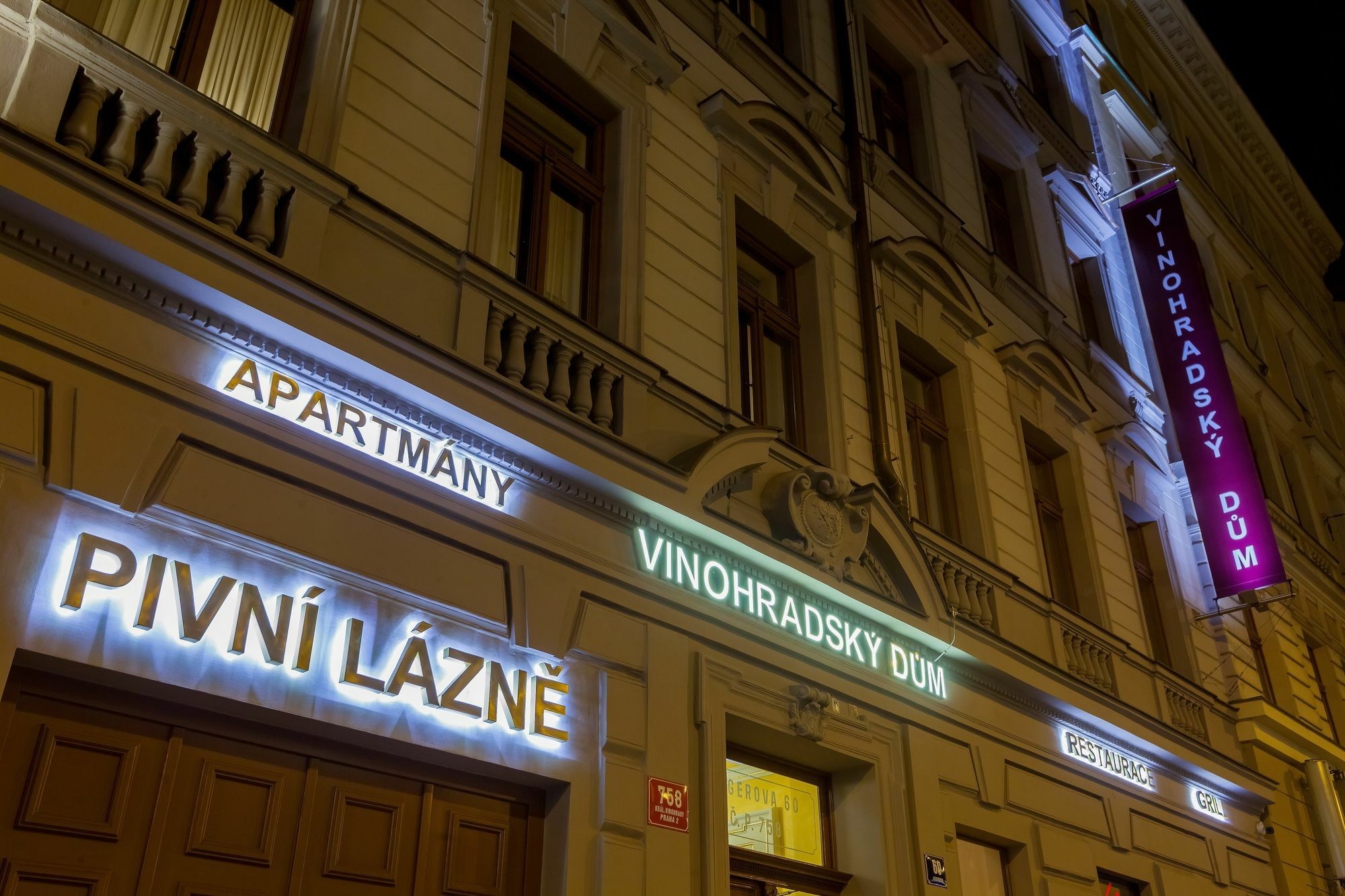 Vinohradsky Dum Lägenhetshotell