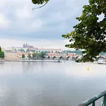 Colourful Modern Flat / Balcony / Charles Bridge