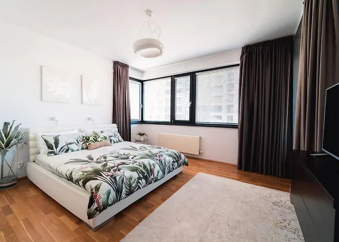 Prague Marina River View Apartment Close To City Centre Free Parking
