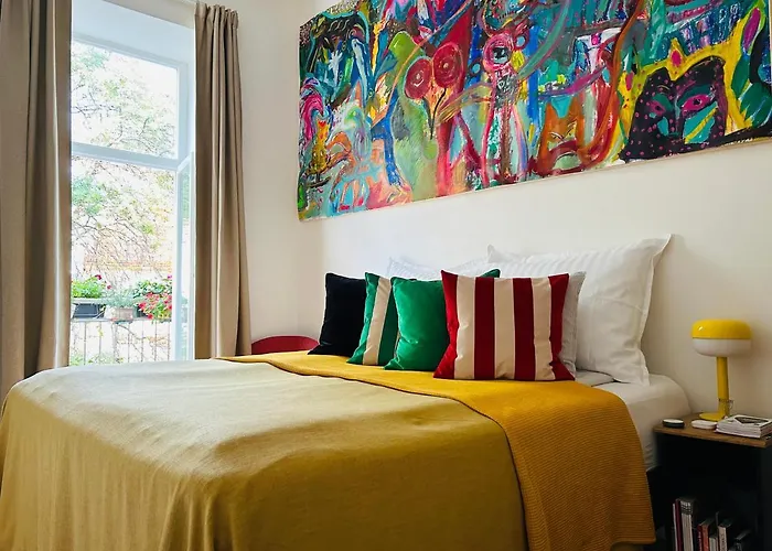 Green Balcony & King Size Bed