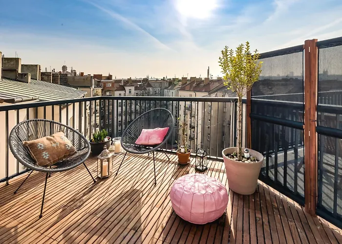 Prague Days - Sunny Riverside Apartments With Terraces