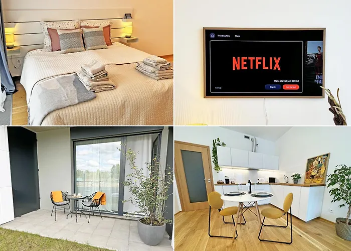 New Studio, King Bed, Free Parking, Terrace
