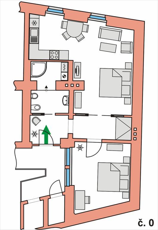 Apartment No 0A Anenska 13 - Stare Mesto Apartment *