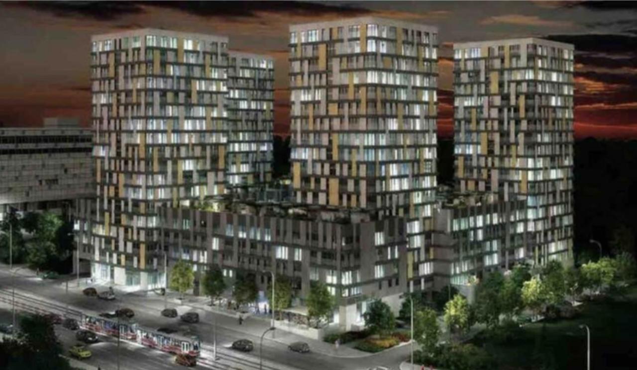 Garden Tower S Balkonem, Garaz * Prag