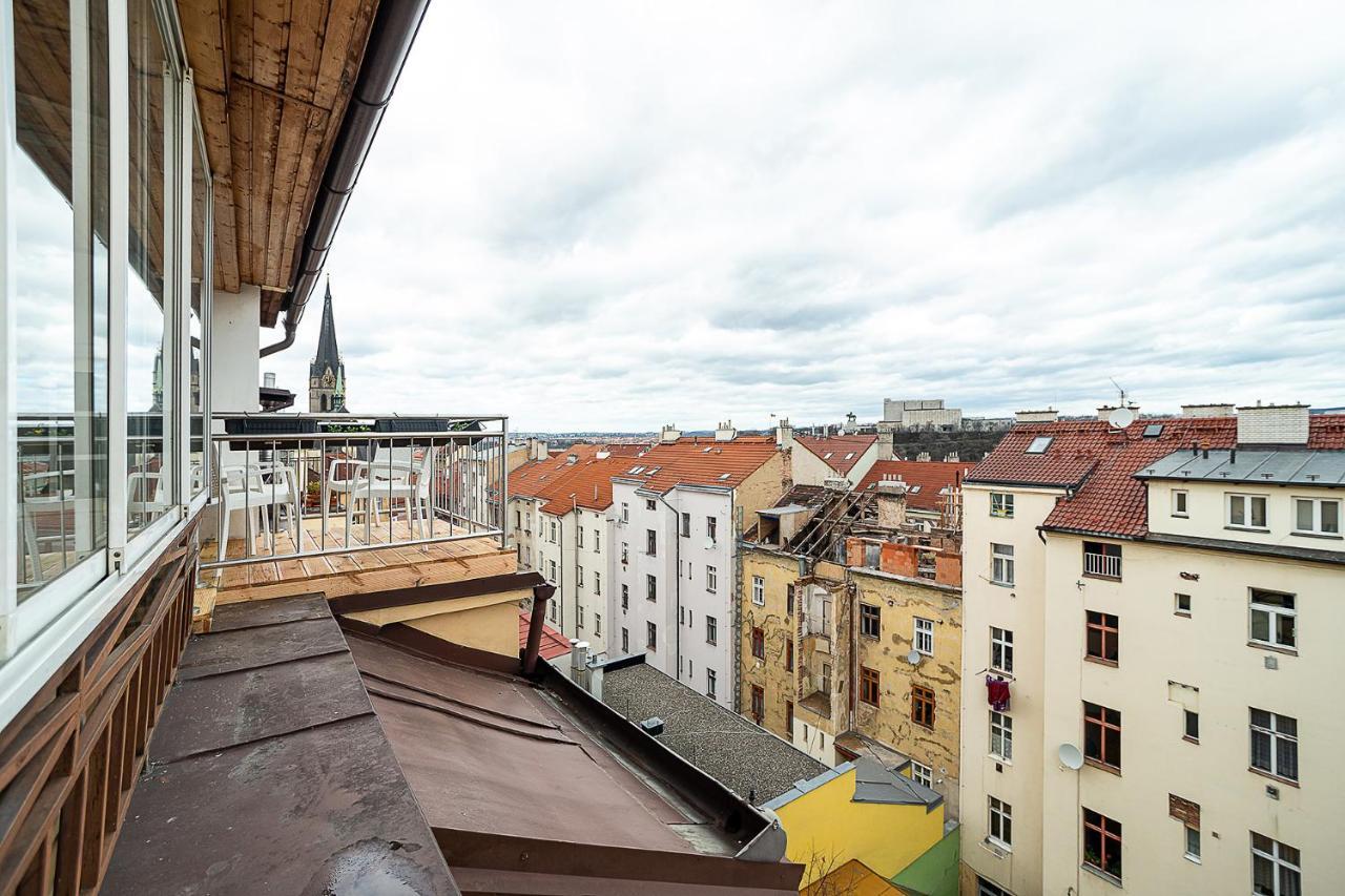 Big 4-bedroom Flat, Terrace With Great Vitkov View Prag