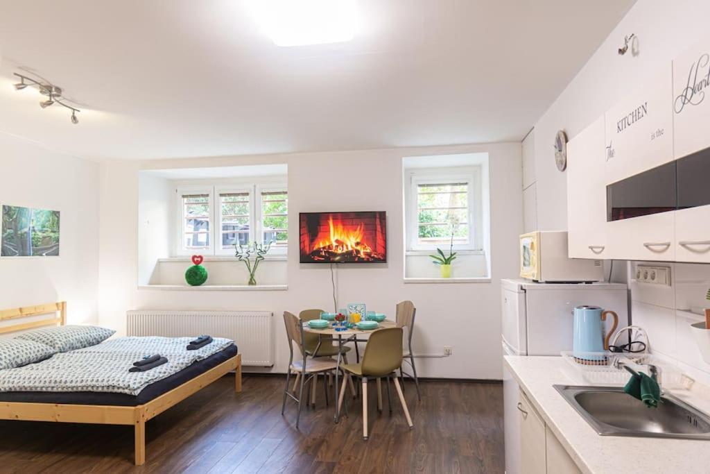 Cozy Basement Flat, Skyshowtime, 3 Minutes To Center Prague