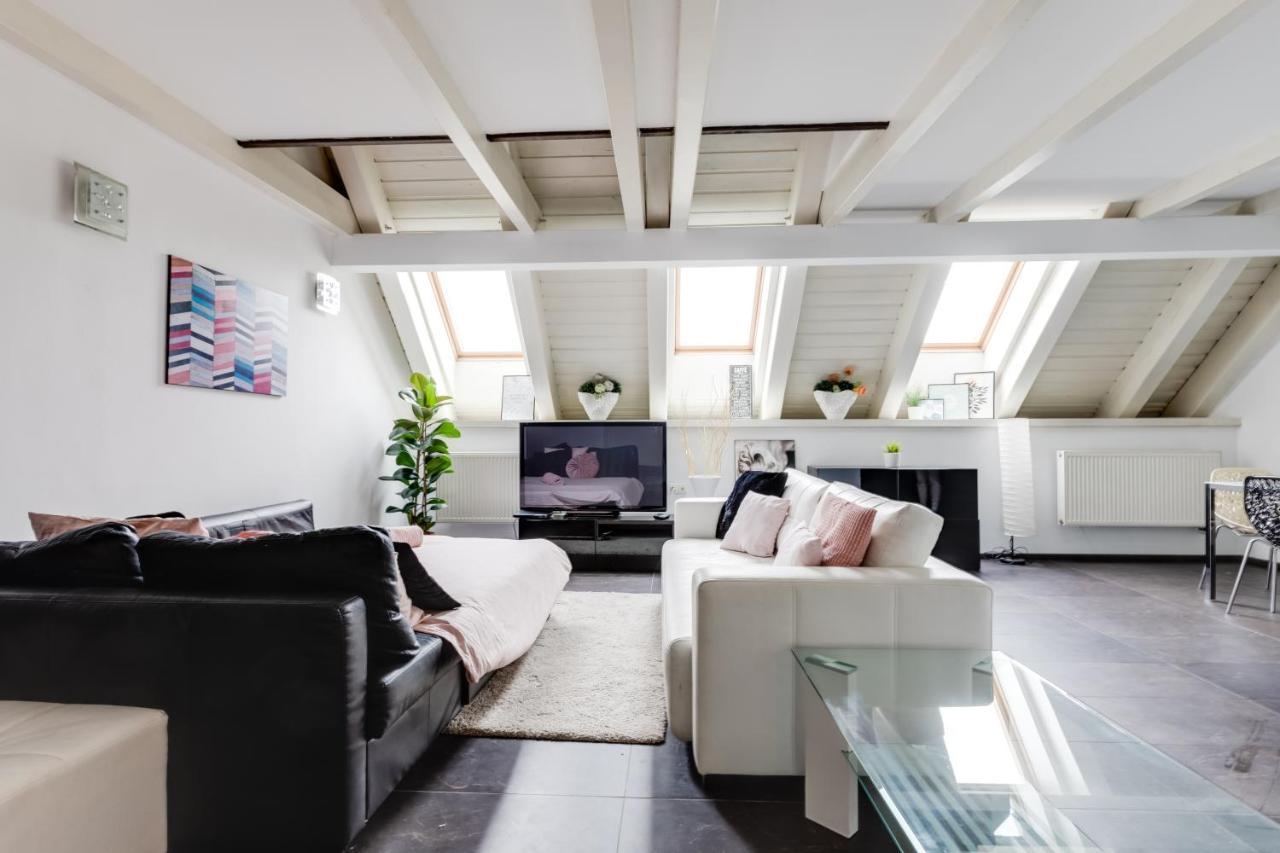 Spacious Stylish Attic In The Heart Of The Center - Karlovo * Prag