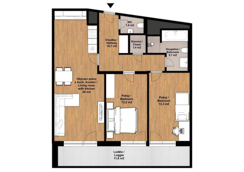 Apartment Luxury In And Free Parking