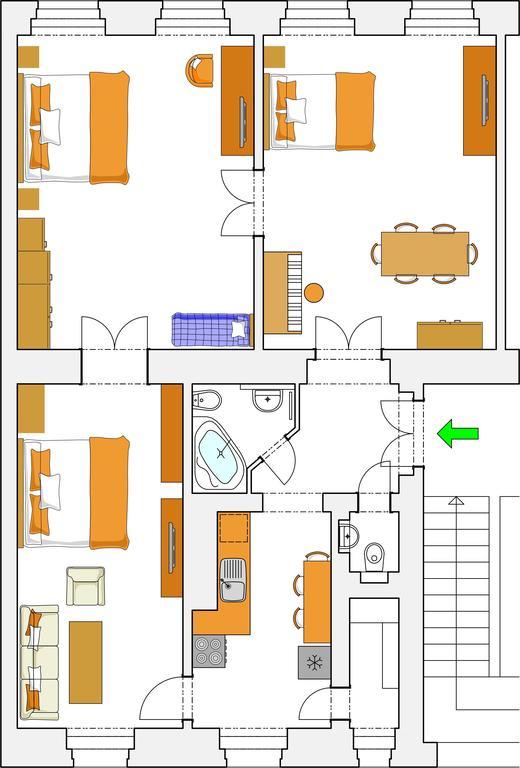 Lägenhet No 0b Petrinska 18 - Mala Strana Prag