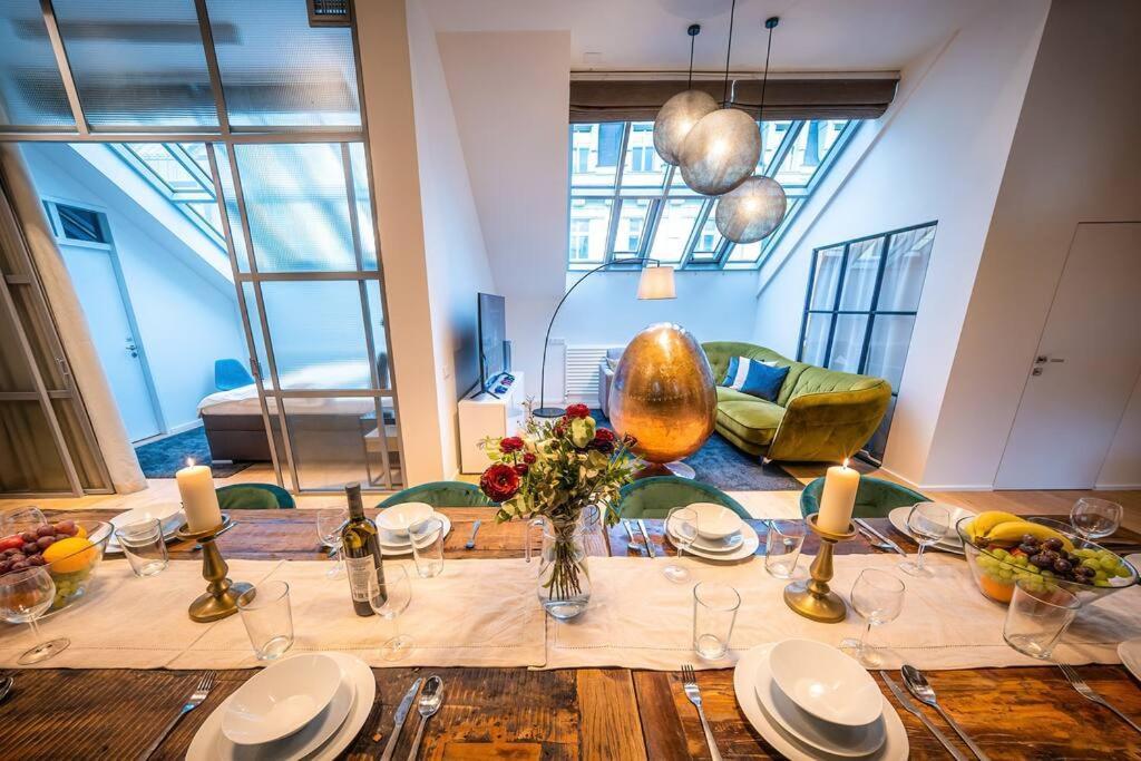 5br+2bath Old Town Industrial Penthouse, A/c * Prag