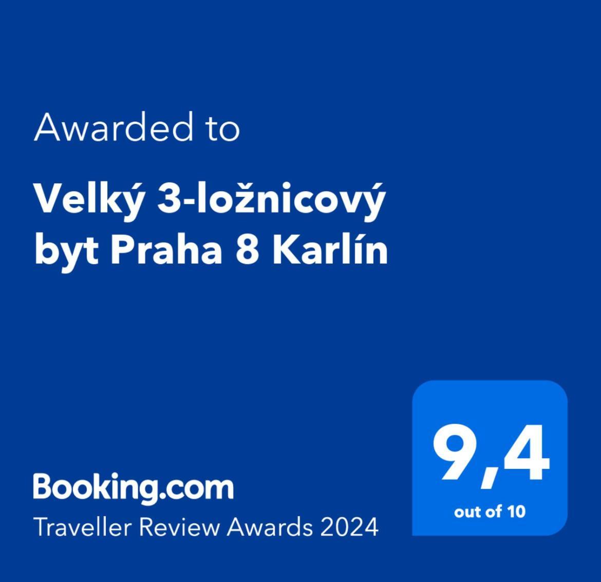 Velky 3-loznicovy Byt 8 Karlin Apartment *