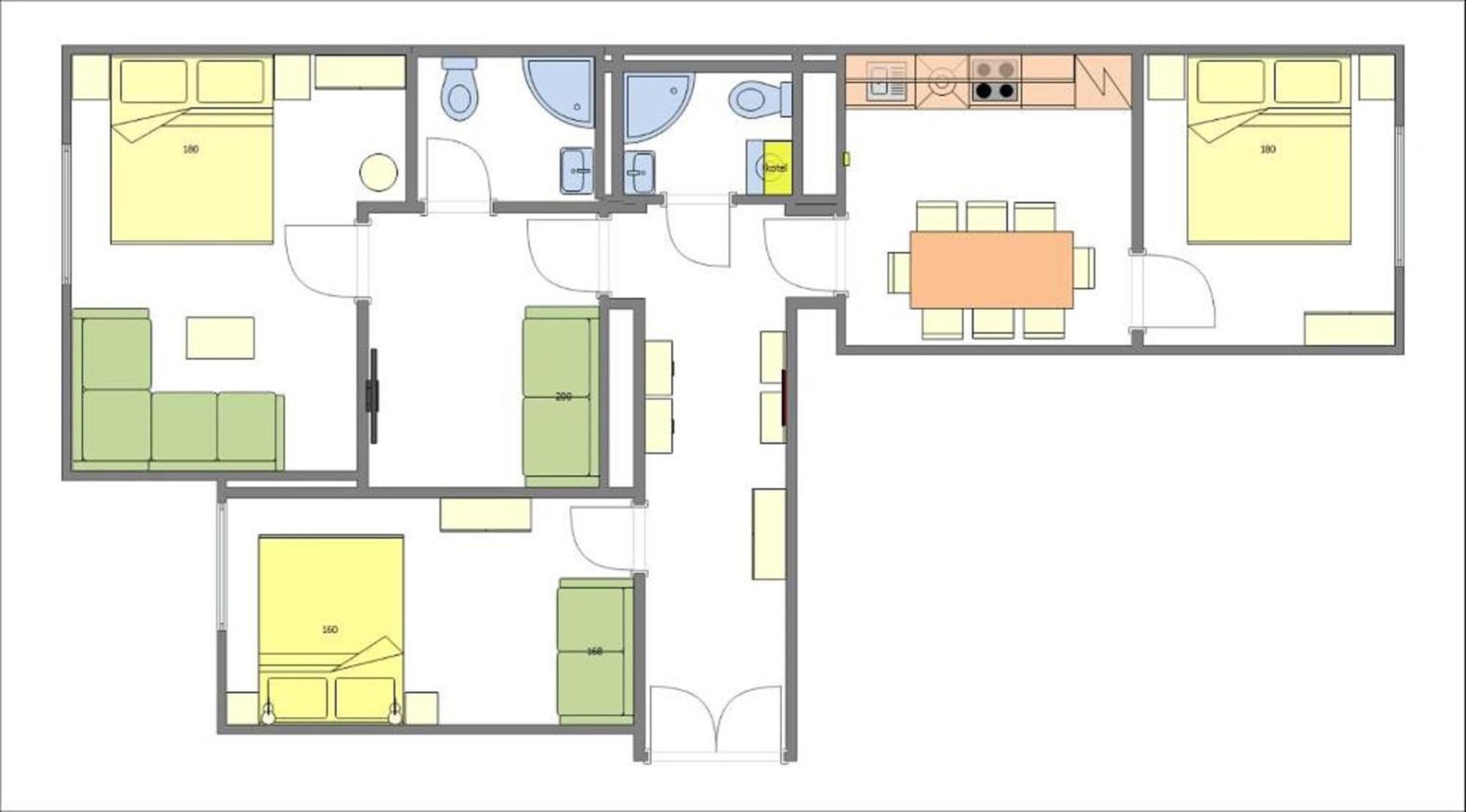 Apartment 3bdr Center Ruterra