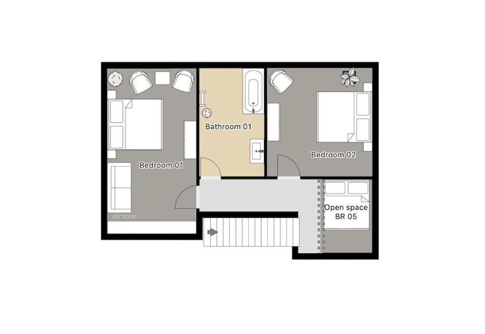 5br+2bath Old Town Loft Luxe Brickhouse, A/c Prag