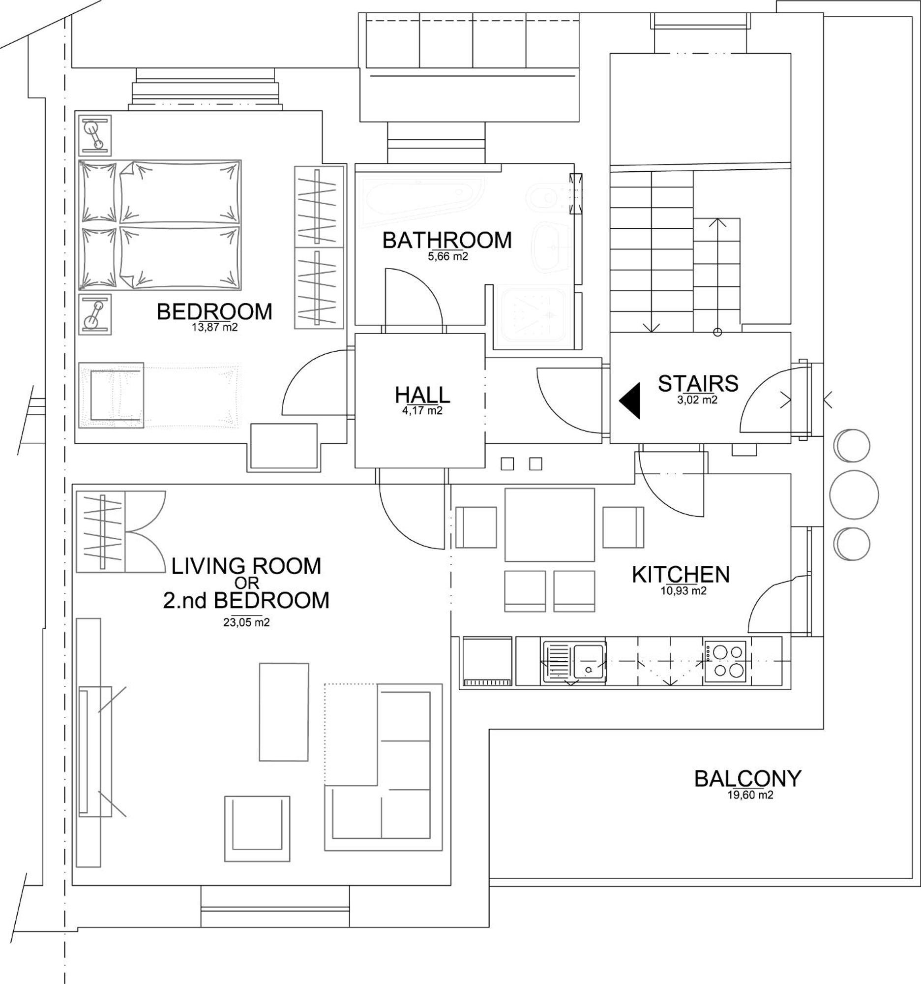 Kosatcová Apartmán