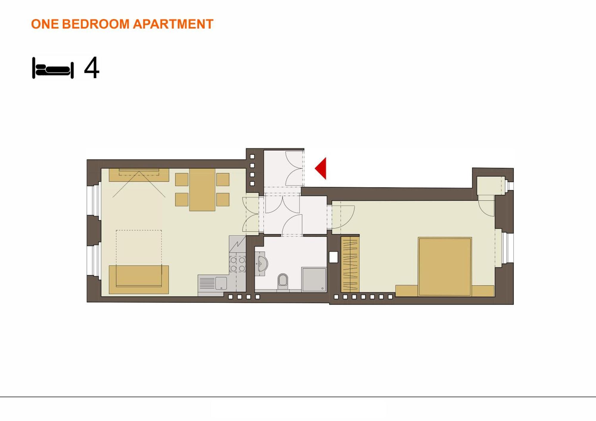 Lägenhetshotell Downtown Kodanska 4*