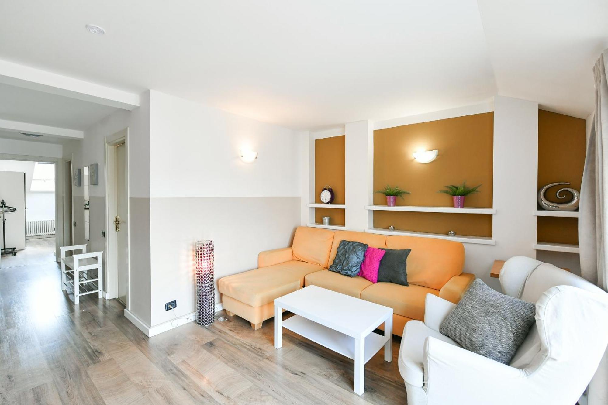 Lägenhet Central 3Bdr Penthouse With Terrace&Ac Prag