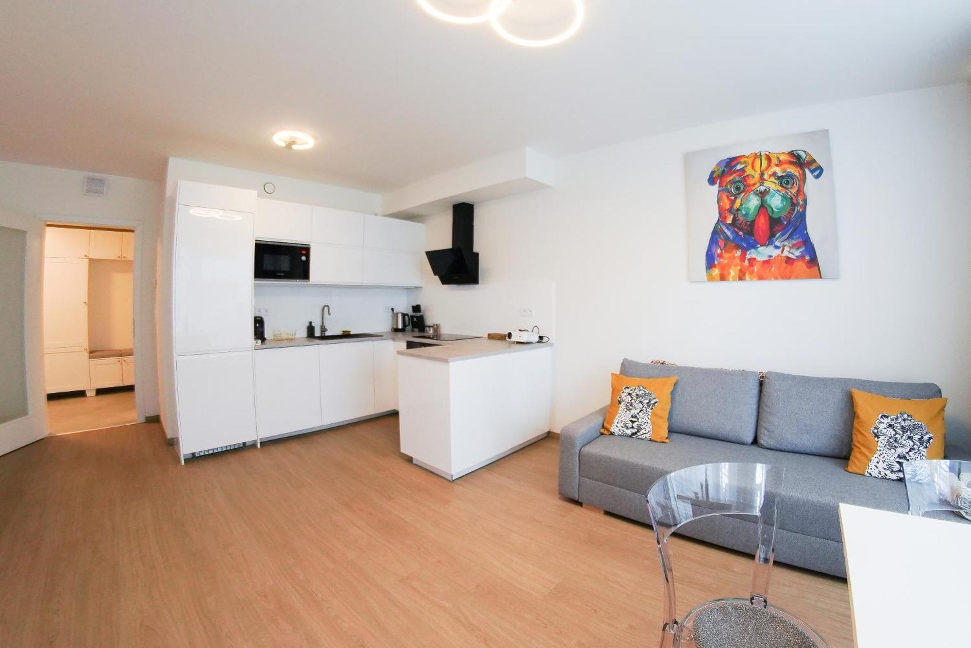 Apartment Holesovice Delight: Modern Comfort With A Twist In 7 Prag