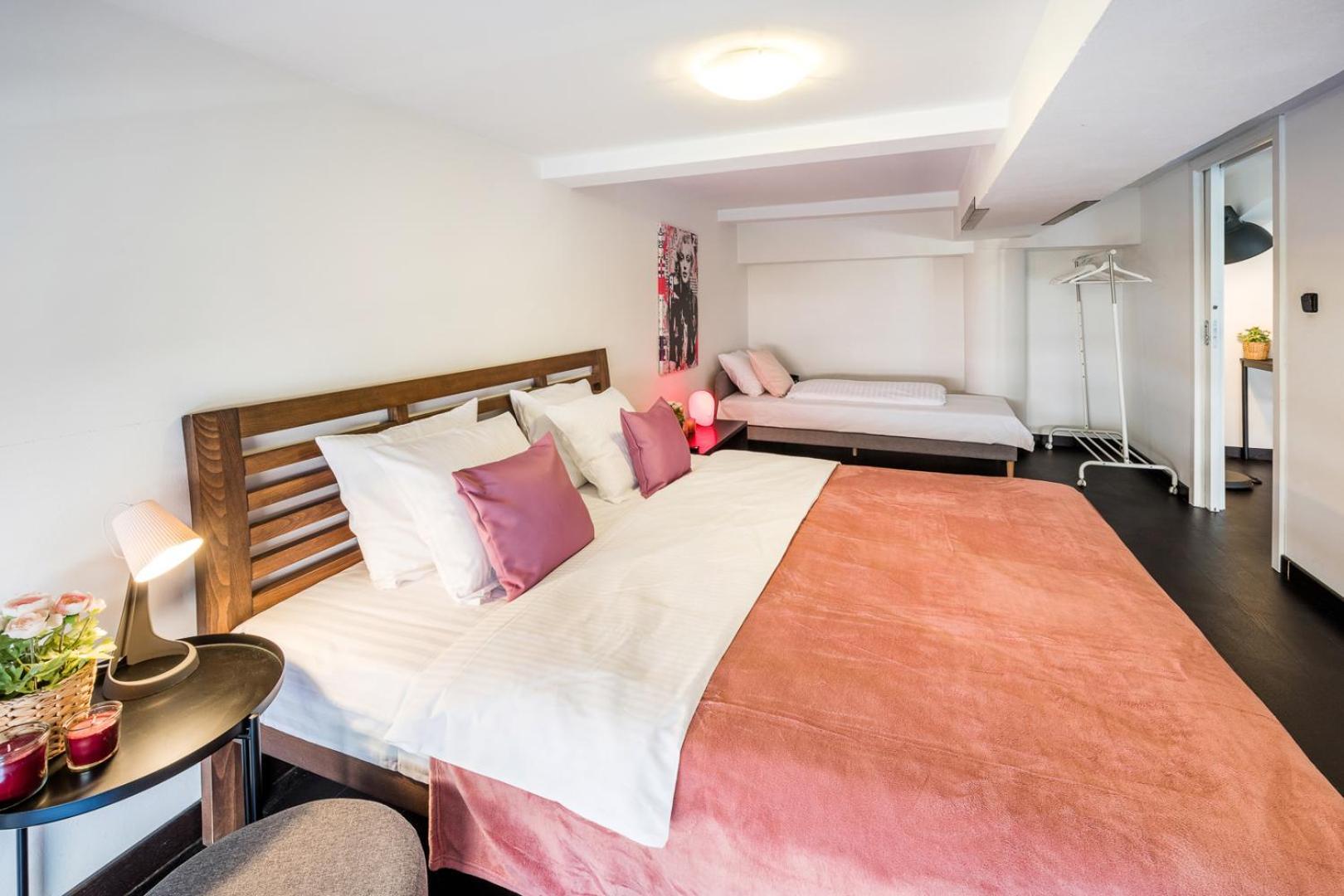 With Large Balcony, Parking Apartment Prag
