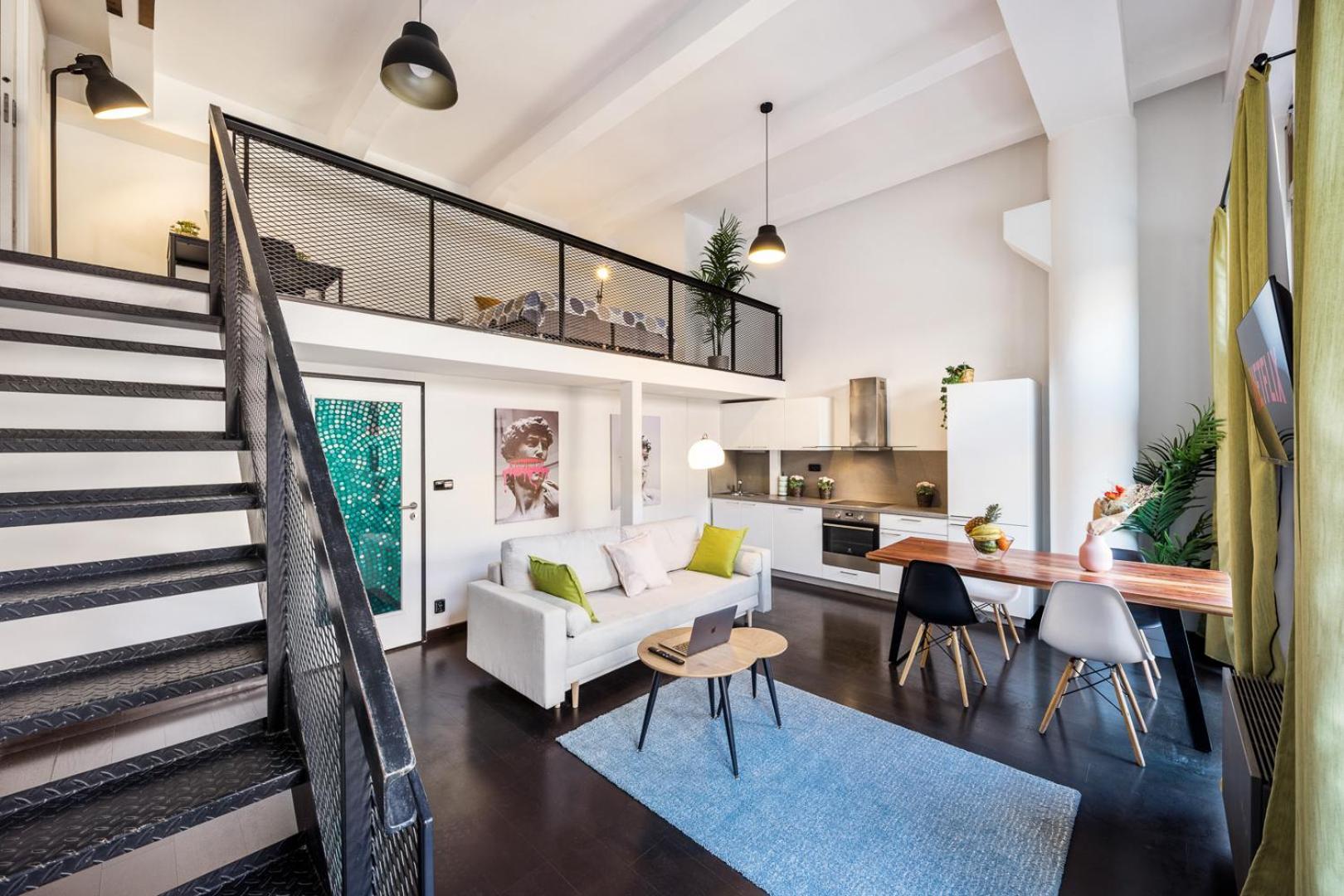 With Large Balcony, Parking Prag