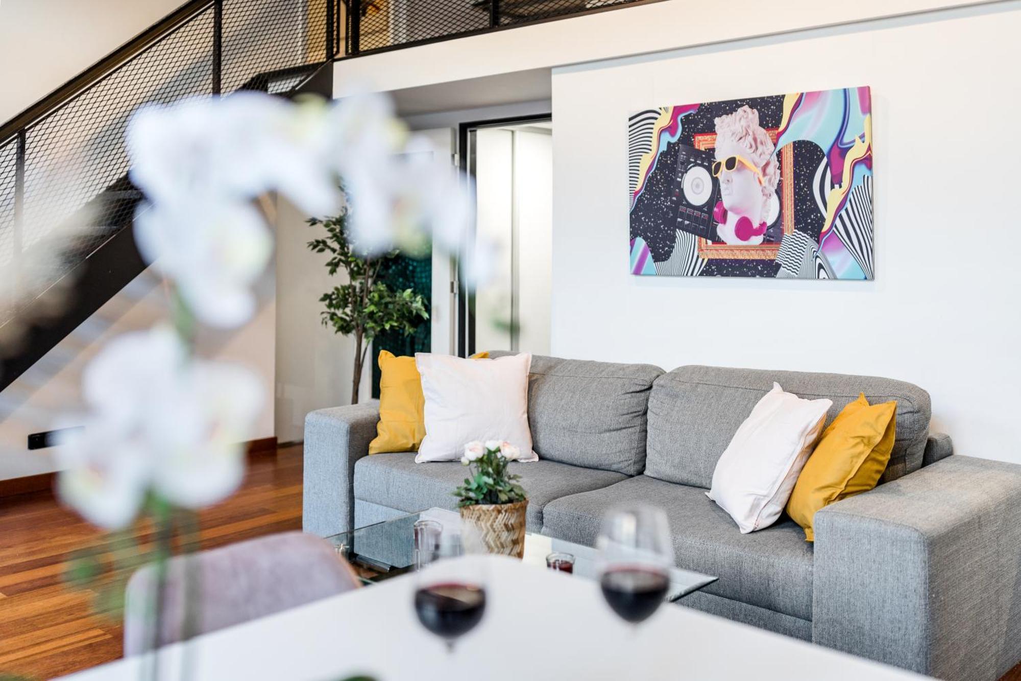 With Large Balcony, Parking Apartment *