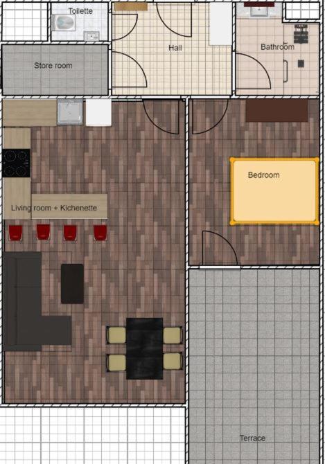 Lejlighed Auriapartments Karlin 2kk S Terasou A Parkovanim *