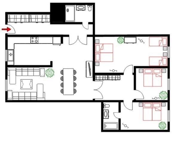 Apartmán Wenceslas Square Lofts *