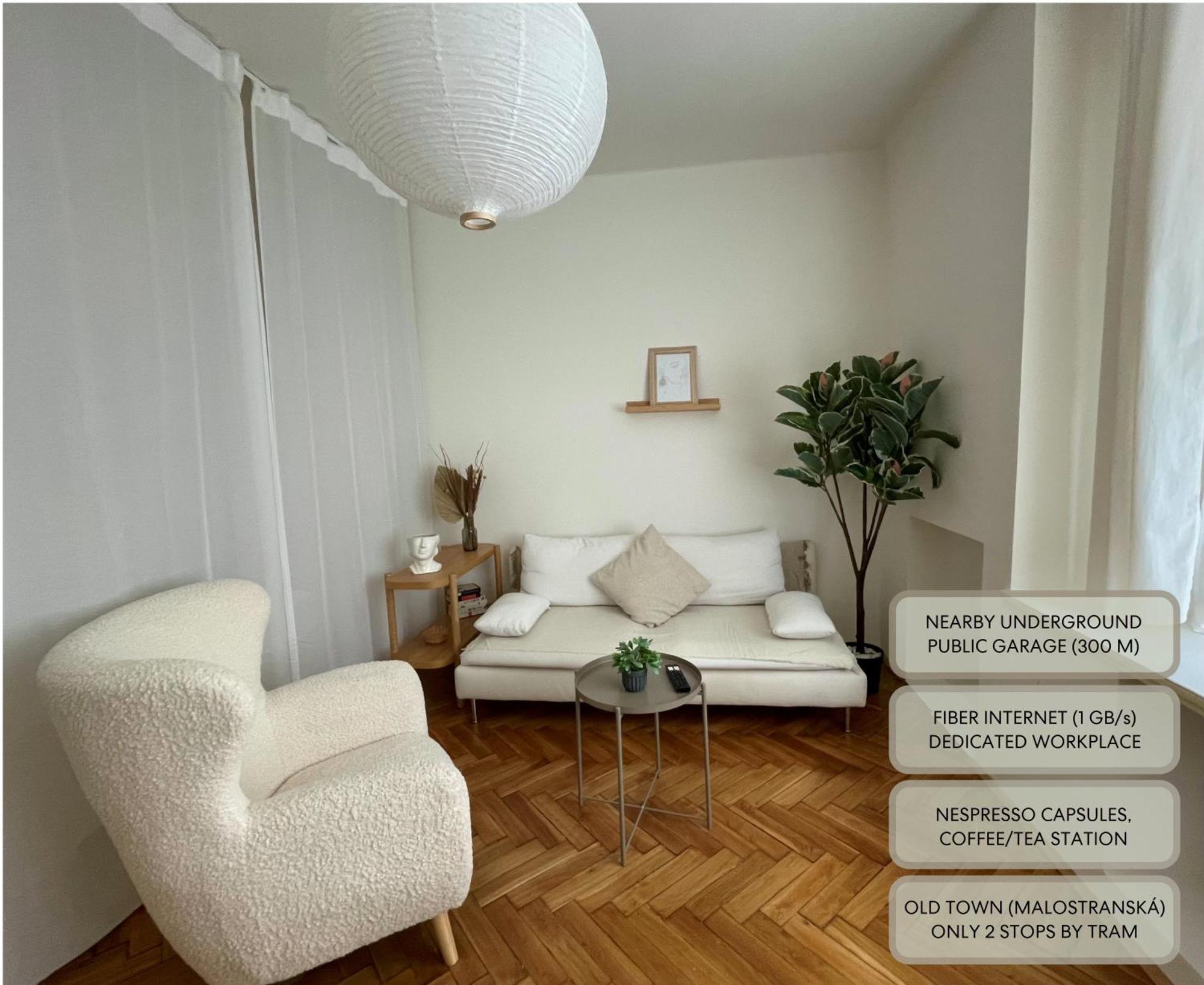Urban Retreat I Modern Boho In Lovely Letna District - 10 Minutes From Old Town Apartment *
