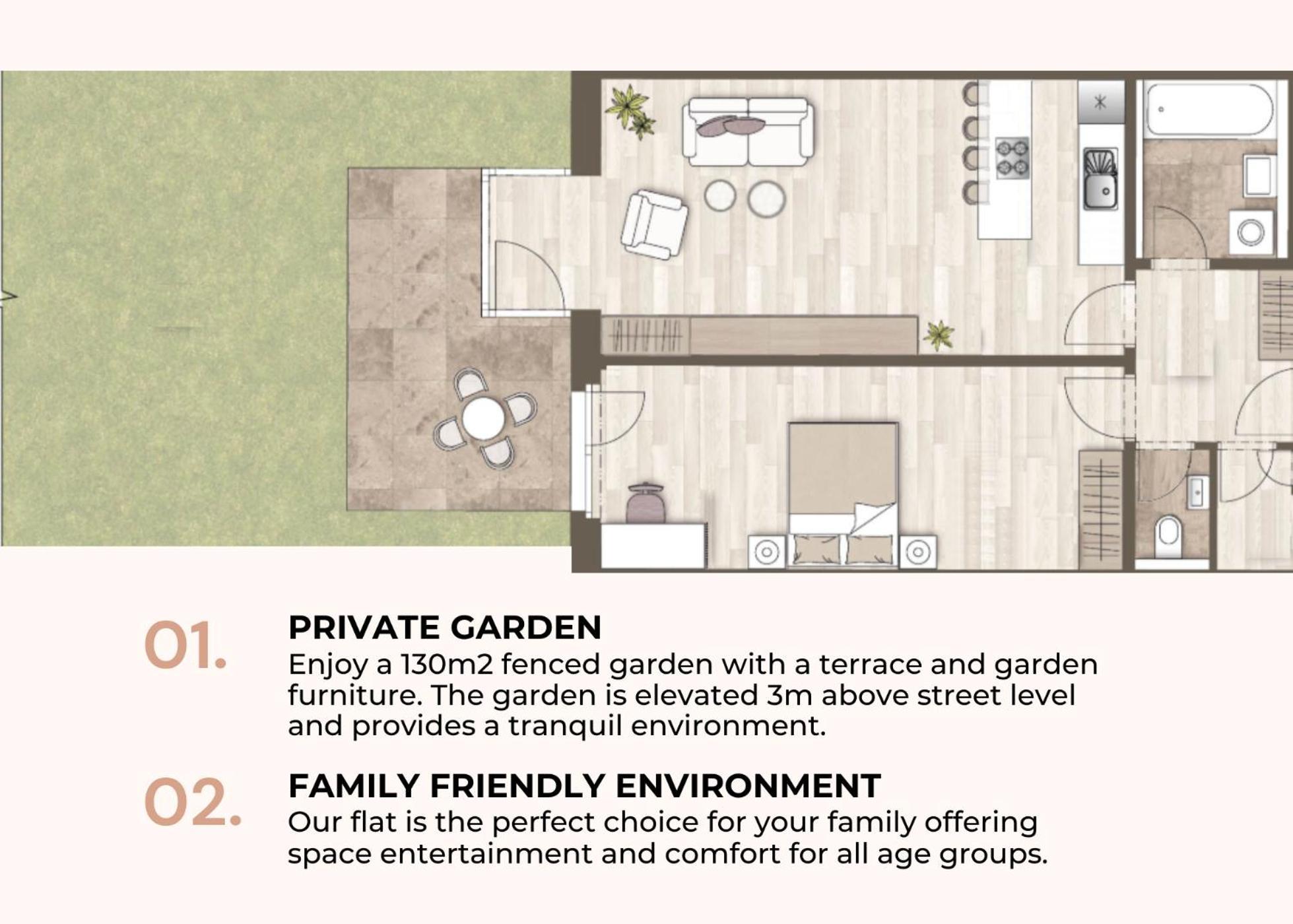 Apartment Beta - Garage, Air Condition, Garden, At Metro Prague