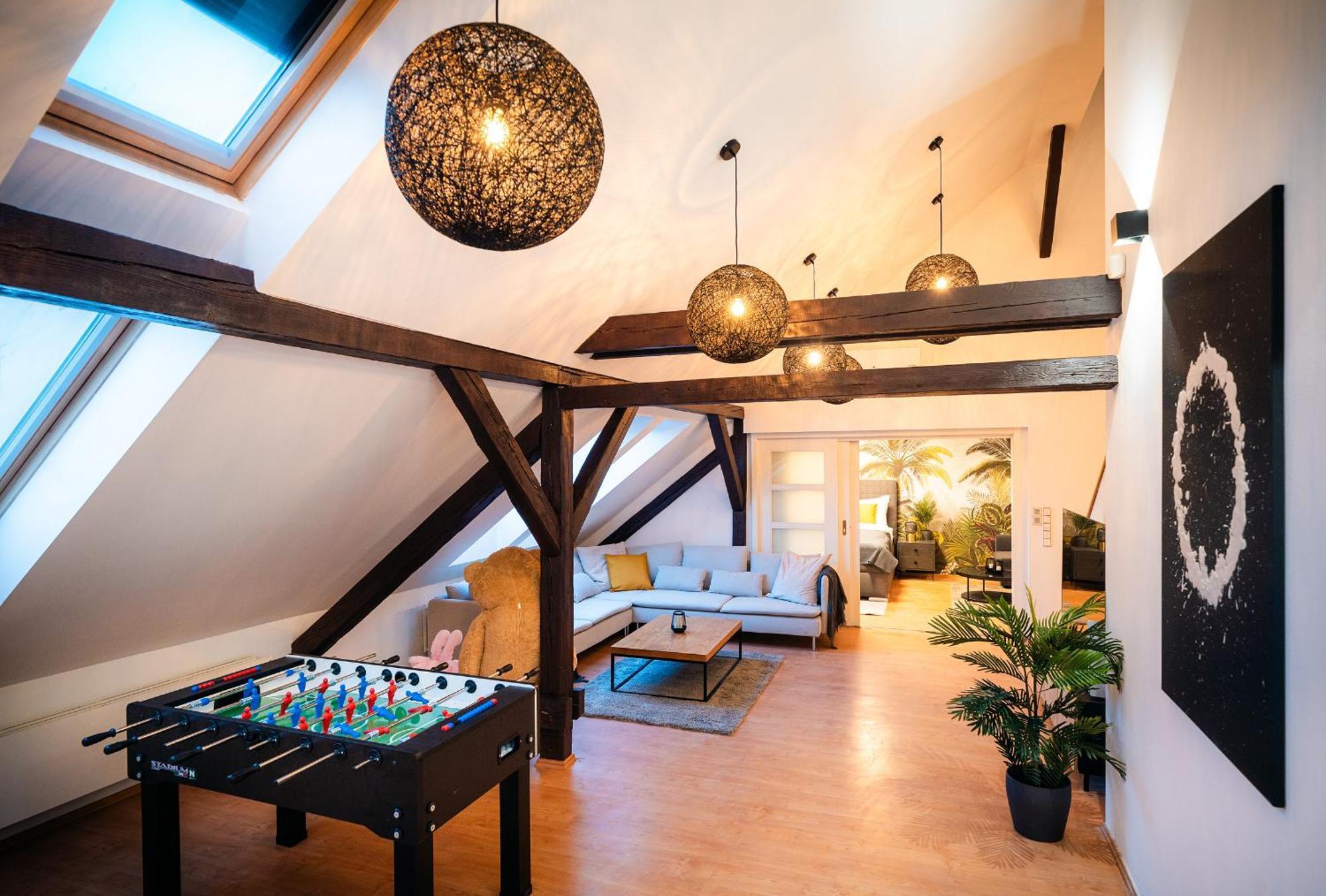A/c Lux Rooftop 6br+3.5bath Wenceslas Square Apartmán