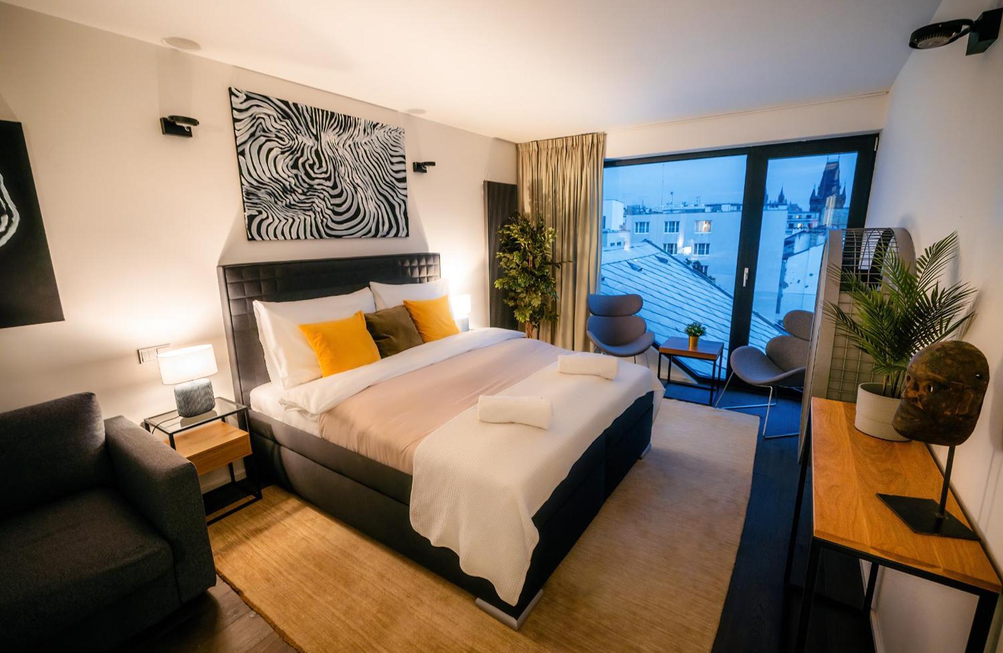 5br+2bath Old Town Loft Luxe Brickhouse, A/c * Prag