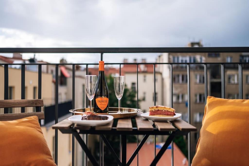 Lägenhet Cavallo Penthouse Xl Balcony City Center Prag