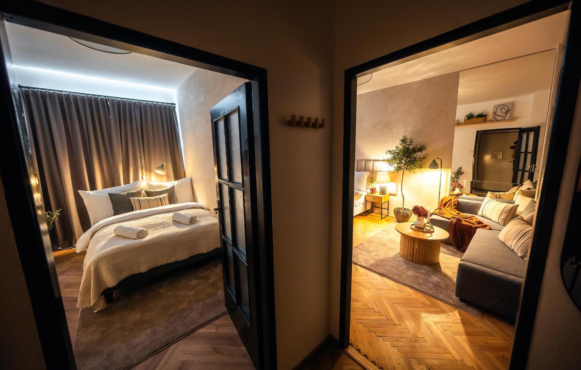 2br 1,5bath Chic Near Wenceslas Square