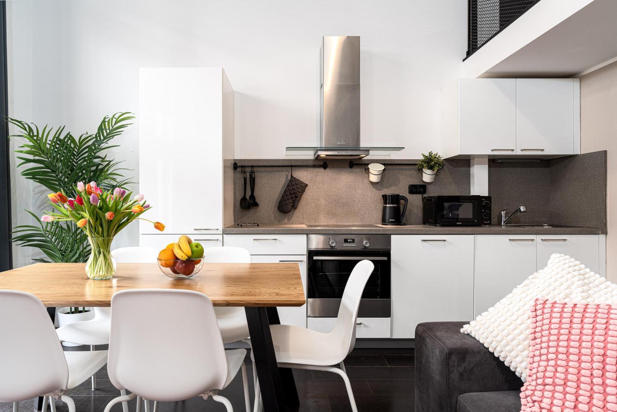 With Large Balcony, Parking Apartment *