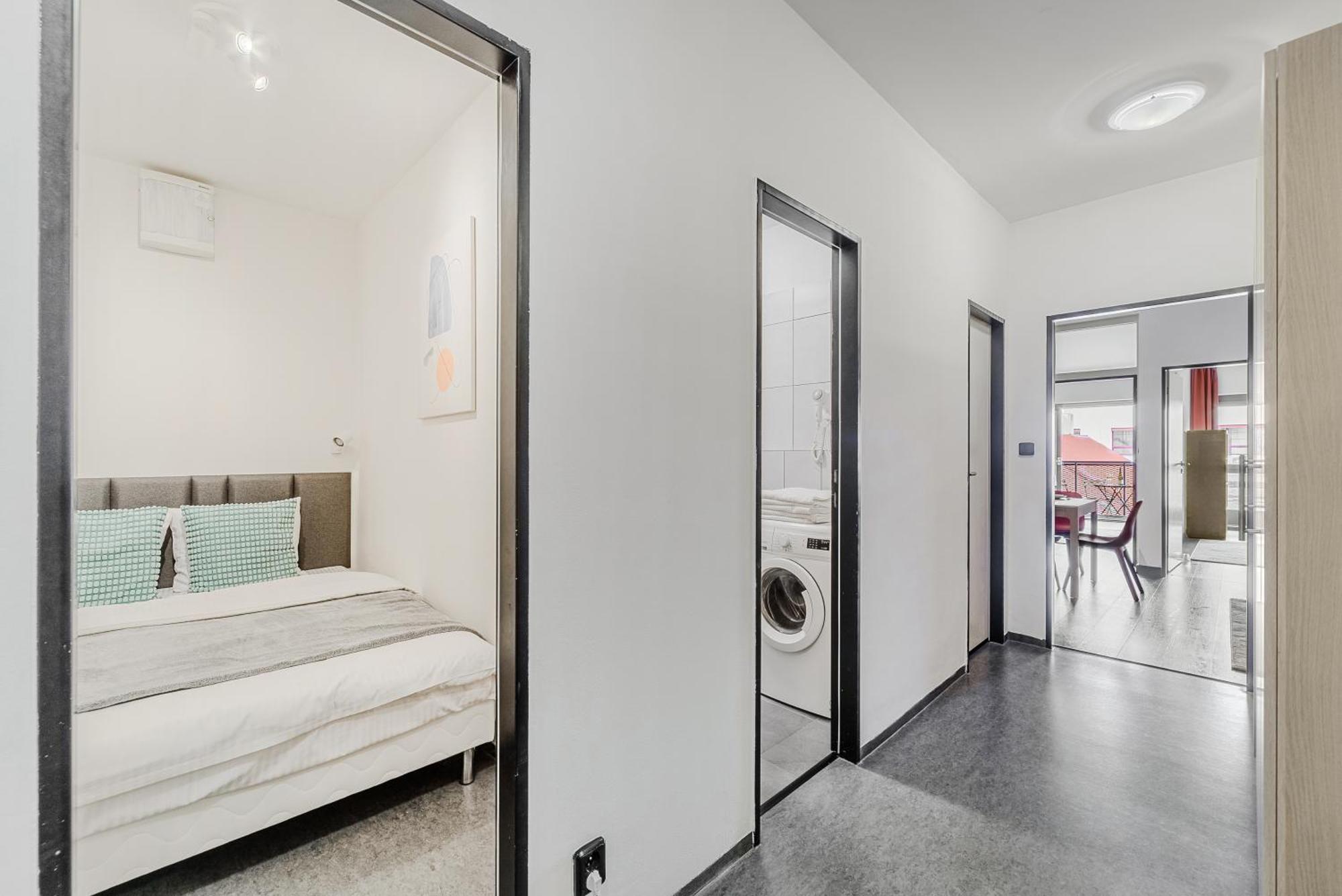 With Large Balcony, Parking Apartment *