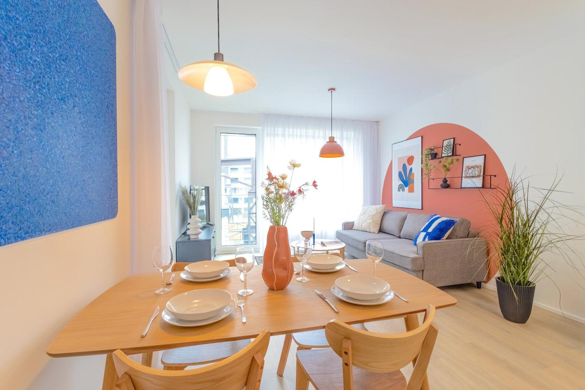 Design - Balcony, Free Parking, Yoga, 10 Mins To Center, By Gravity Lägenhet *