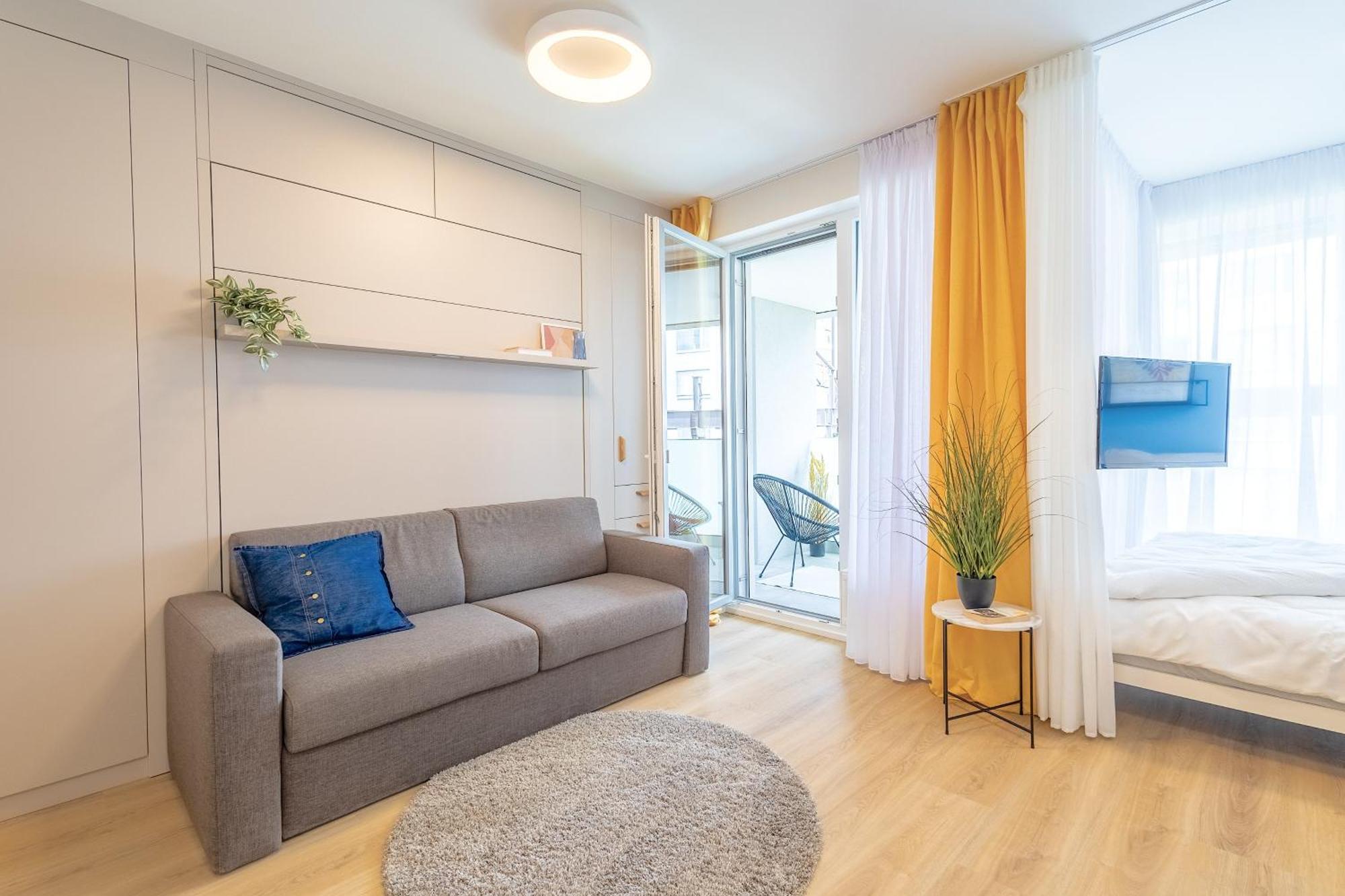 Apartment Yellow - Balcony, Free Parking, By Gravity
