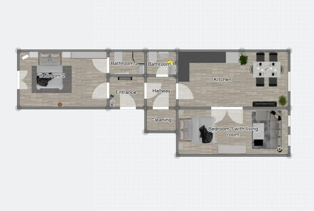 Apartment Flat With Balcony And Garage Prague