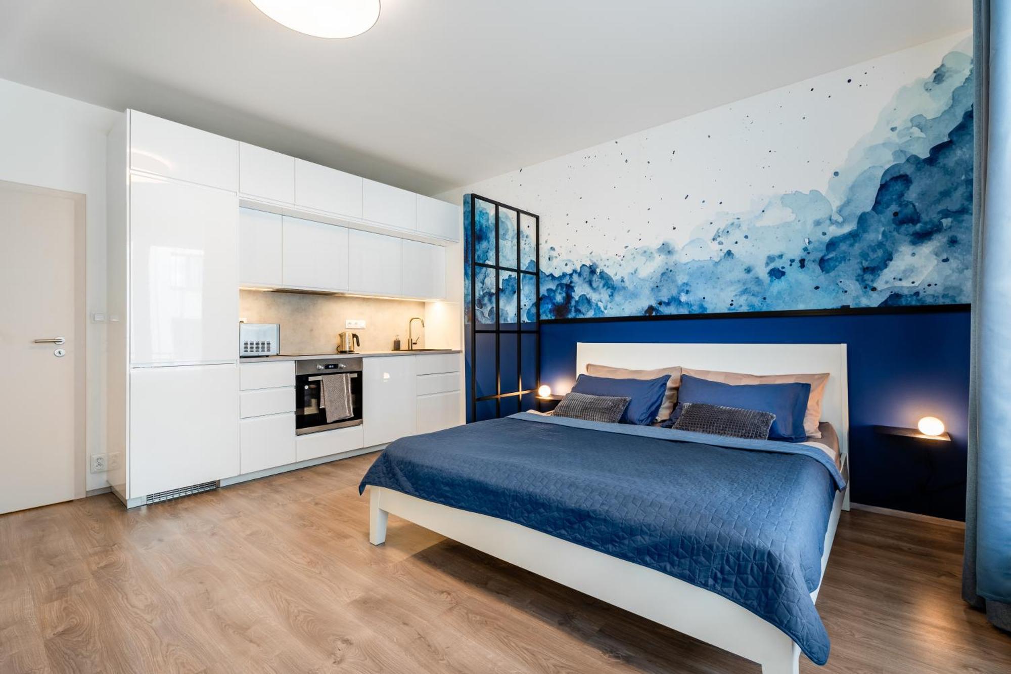 Auriapartments Liben Novy 1kk S Garazi Apartment Prag