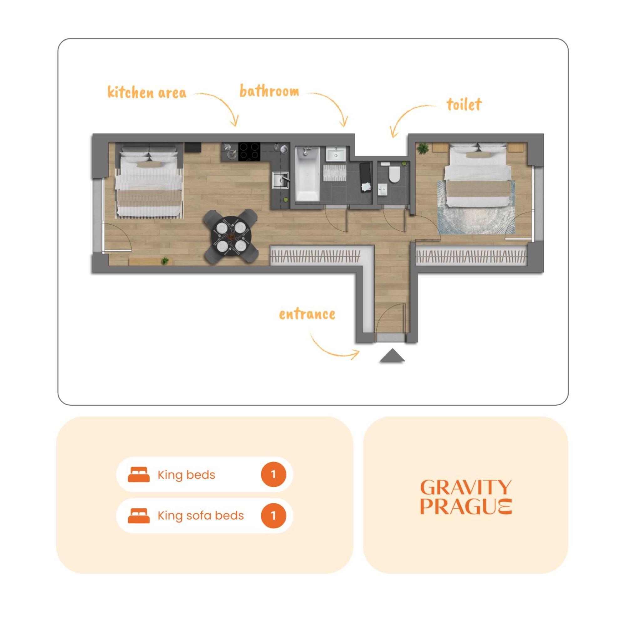 Lejlighed Stylish - Free Parking, Cinema, By Gravity *