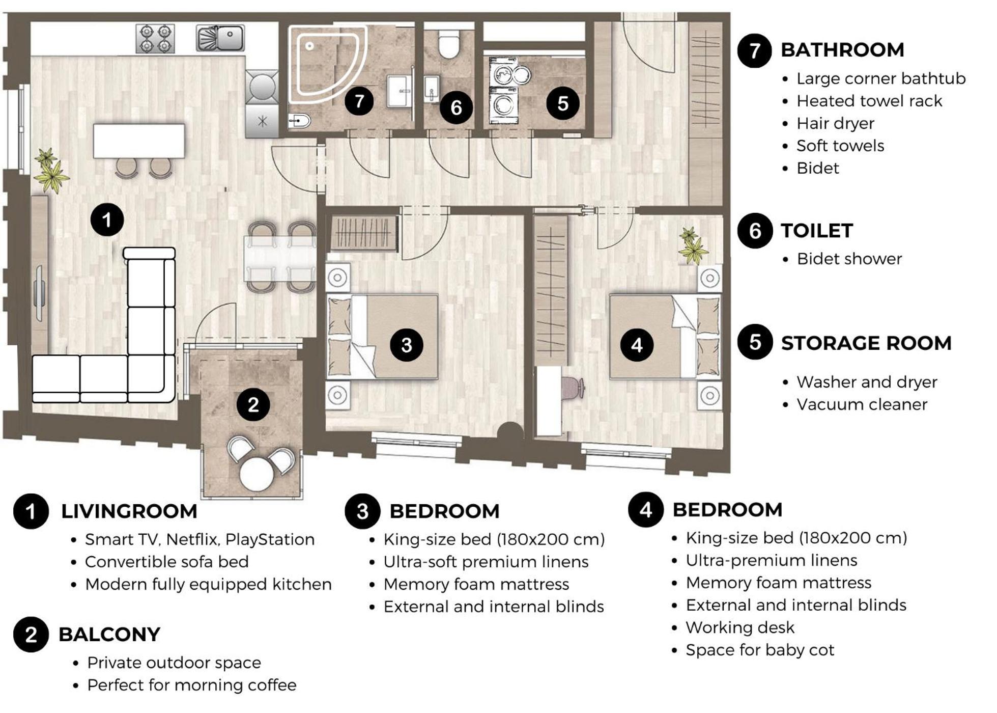 Luxury Sunny - Garage Parking, Metro, Balcony, Ps5 With Games Apartment