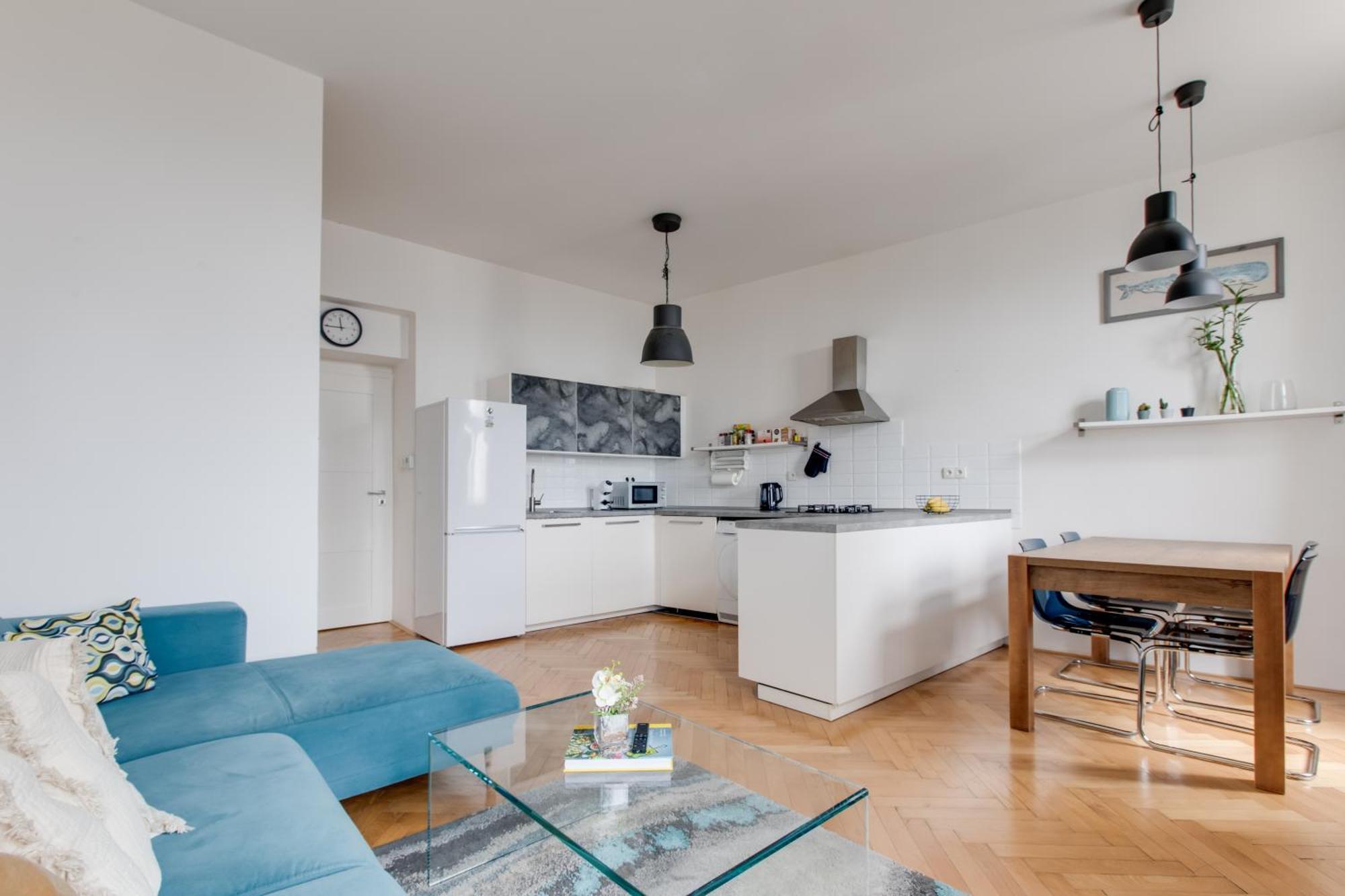Stylish Quiet 2bds Flat Letna Park - U14 * Prag