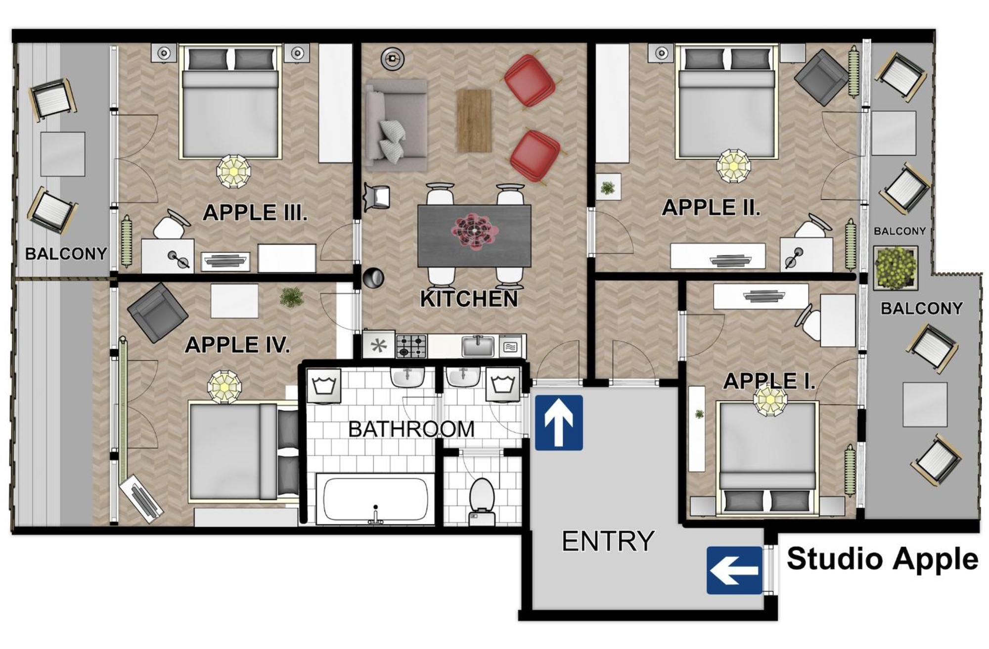 Apartment Apple Prague