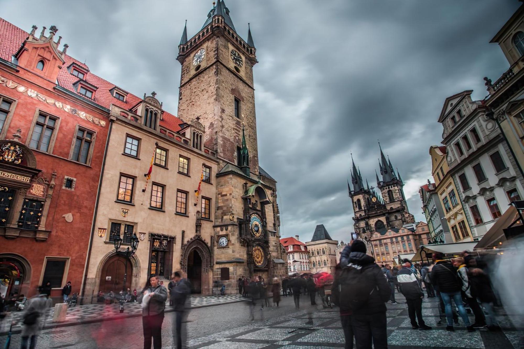 The Location In Prague, Charles Bridge & Old Town Square