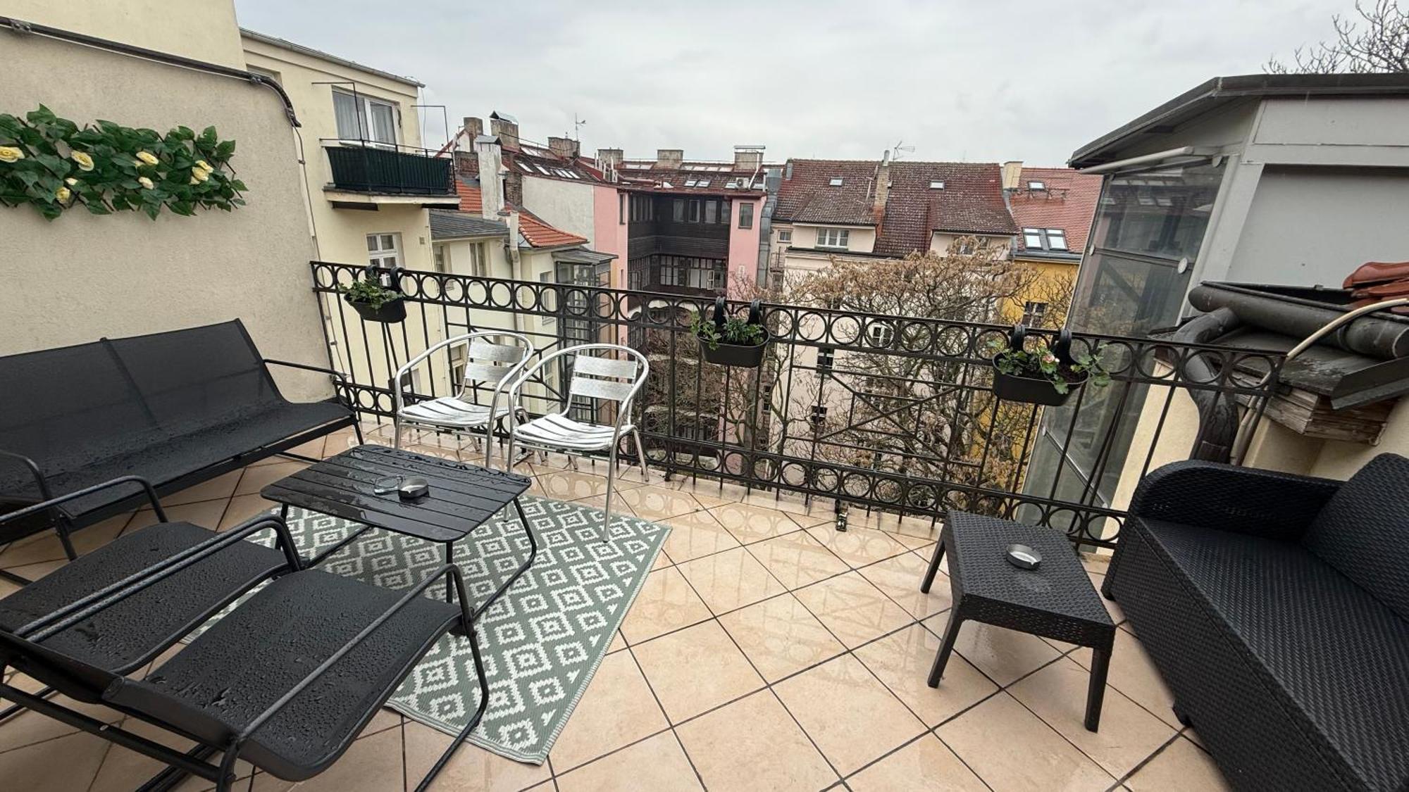 Lägenhet Central 3Bdr Penthouse With Terrace&Ac *